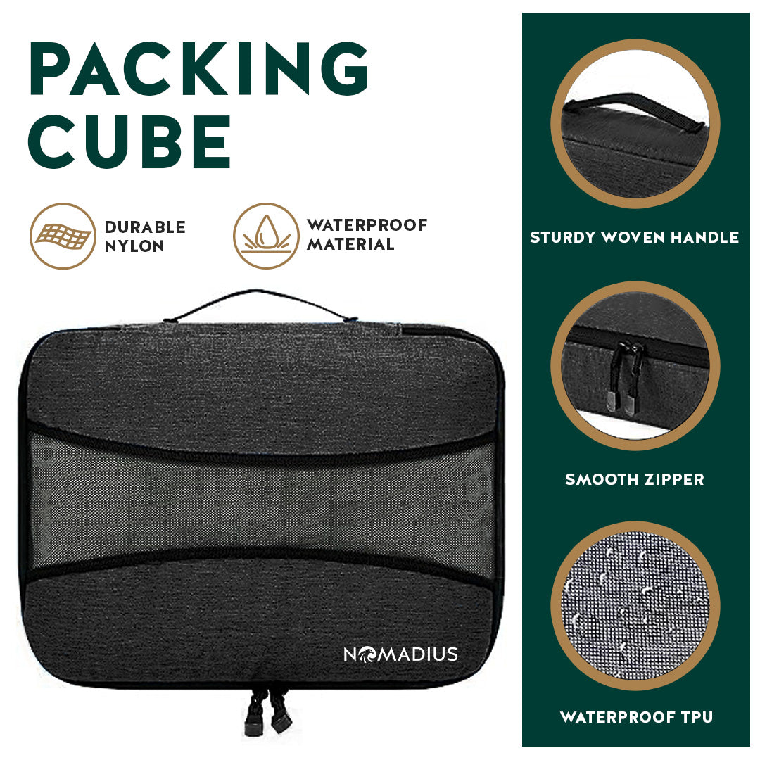 Packing Cubes Set + Tech Organizer