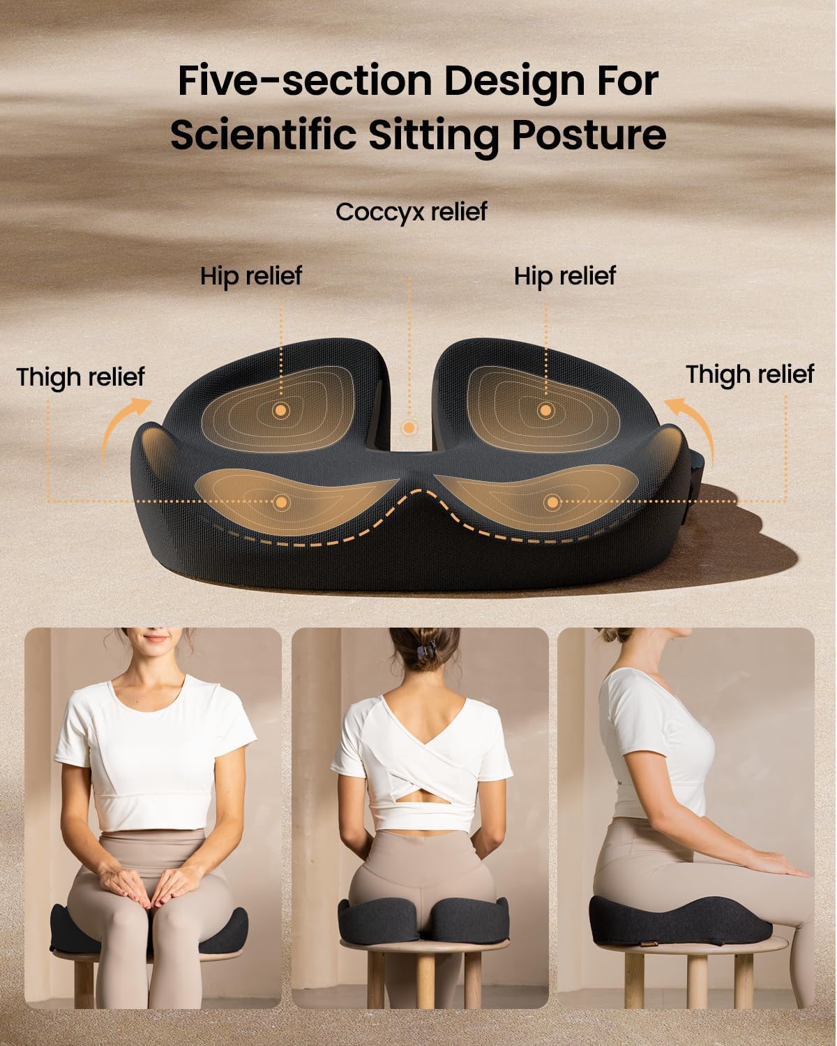SC Butterfly Cushion Black