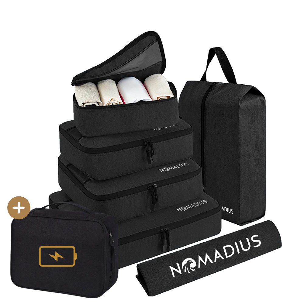 Packing Cubes Set + Tech Organizer