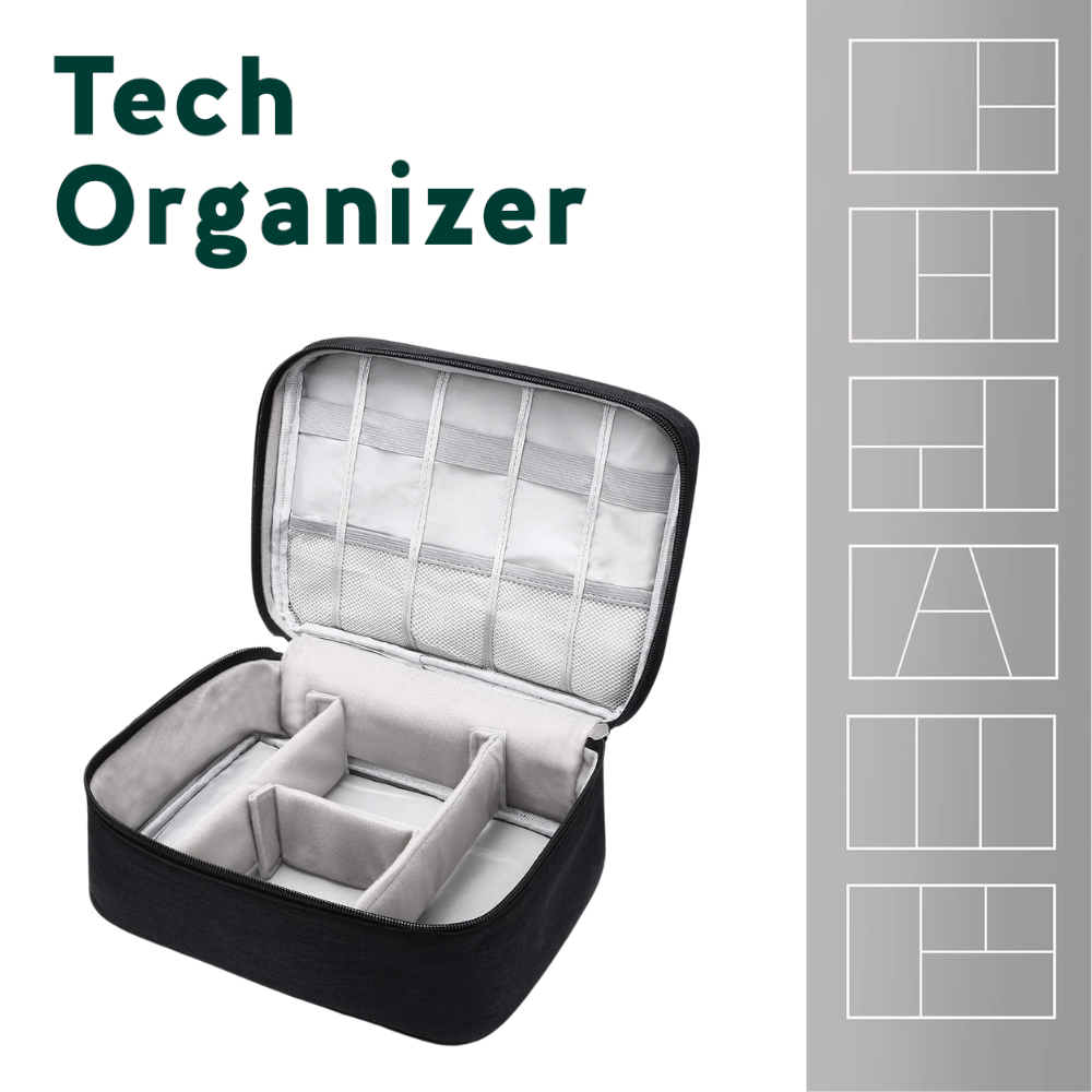 Packing Cubes Set + Tech Organizer